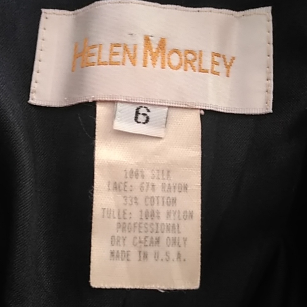 HELEN MORLEY GUIPURE LACE OFF SHOULDER DRESS-SZ 6 - Picture 5 of 5